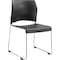 National Public Seating Cafetorium Plastic Stack Chair, Charcoal 8820-11-20 - alternate 1